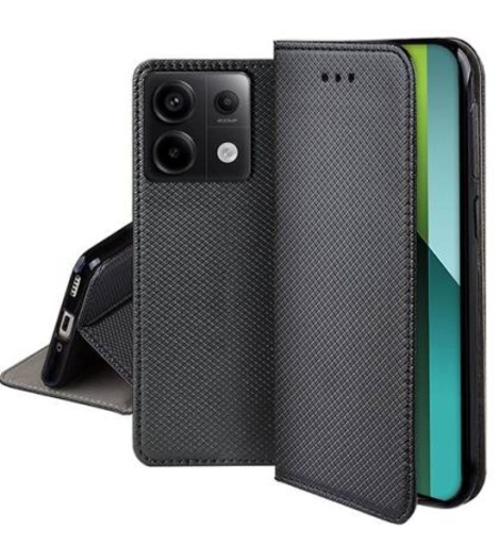 Калъф Flip Book Smart Magnet за Xiaomi Redmi Note 13 Pro 5G, Черен