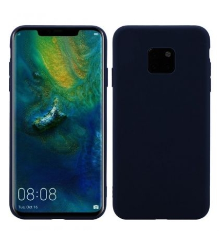 Луксозен гръб Mercury Goospery Soft Feeling за Huawei Mate 20 Pro, Син