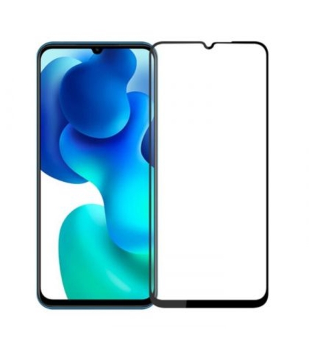 5D Стъклен протектор Hard Glass Full Glue Cover за Xiaomi Mi 10 Lite 5G, Черен