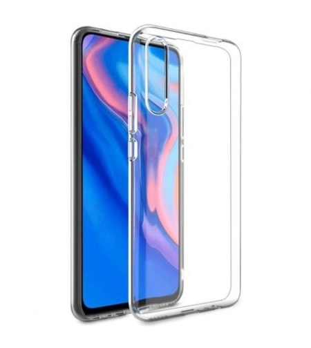 Ултра тънък силиконов гръб за Huawei P Smart Pro (2019), Прозрачен