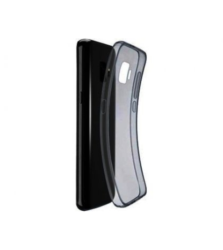Ултра тънък силиконов гръб за Samsung J400 Galaxy J4 2018, Черен/Прозрачен