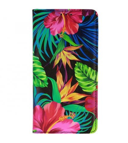 Калъф Smart Book Flower за IPhone 7/8/SE 2020, Дизайн 2, Многоцветен