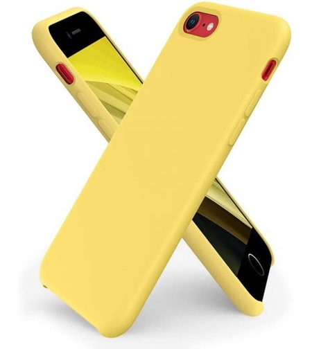 Силиконов матиран гръб Vennus Silicone Lite за IPhone 7/8/SE 2020, Жълт