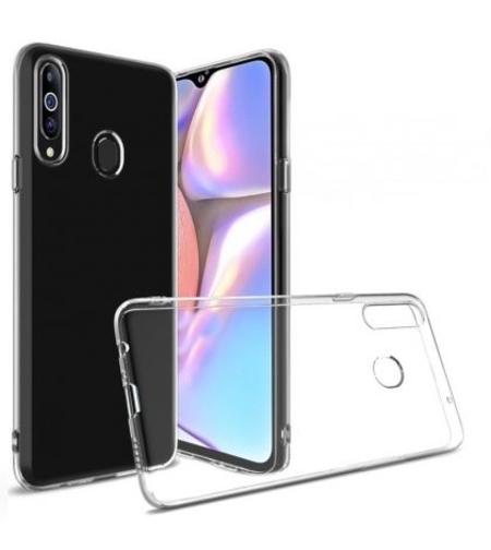 Плътен силиконов гръб Perfect 2mm за Samsung A207 Galaxy A20S, Прозрачен