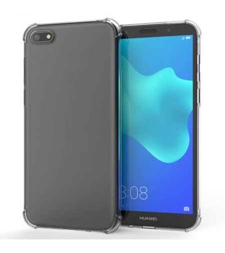 Anti Shock силиконов гръб за Huawei Y5 2018, Прозрачен