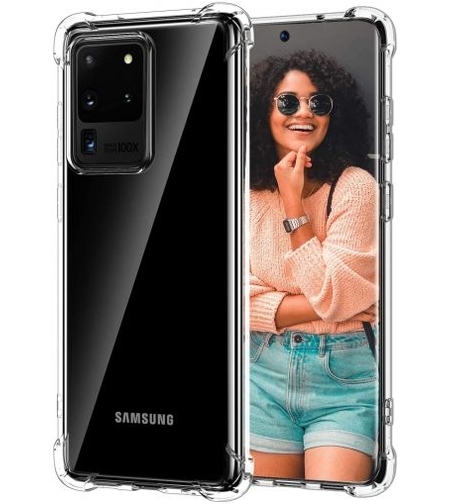 Anti Shock силиконов гръб за Samsung G988 Galaxy S20 Ultra, Прозрачен