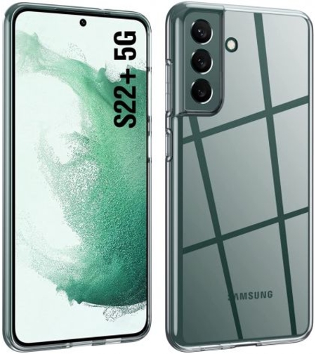 Ултра тънък силиконов гръб за Samsung Galaxy S22 Plus, Прозрачен