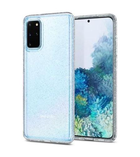 Силиконов блестящ гръб Lily Crystal Glitter за Samsung Galaxy S20 FE, Прозрачен