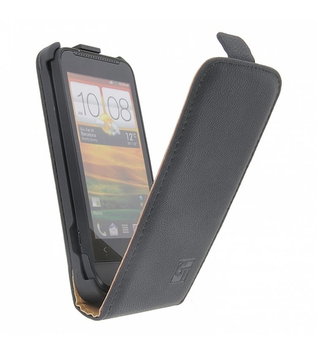 Flap калъф за HTC One V ПОДАРЪК ПРОТЕКТОР ЗА ДИСПЛЕЙ