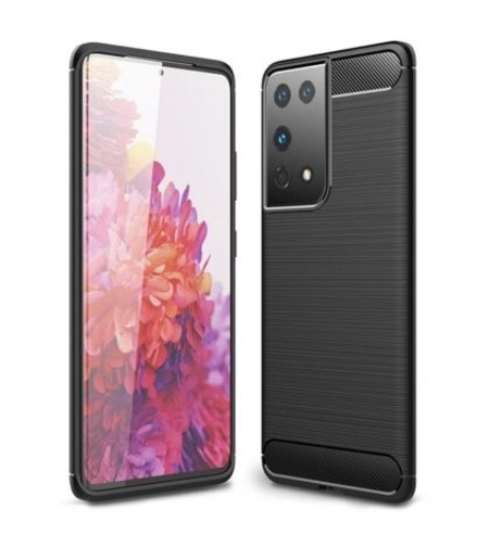 Anti Shock гръб Carbon за Samsung G998 Galaxy S21 Ultra, Черен