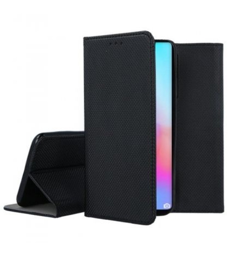 Кожен калъф Flip Book Smart за Huawei P40 Pro, Черен