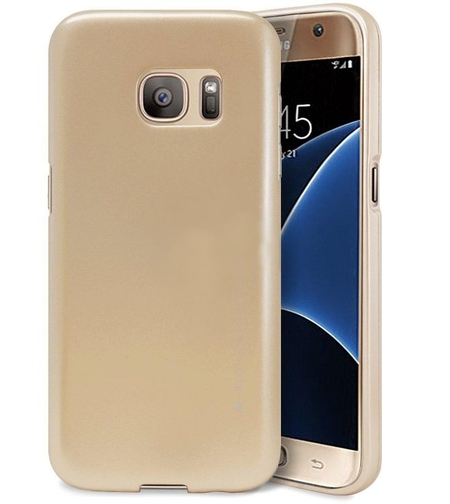 Луксозен гръб Jelly Mercury New York за Samsung Glaxy S8 Plus, Златен