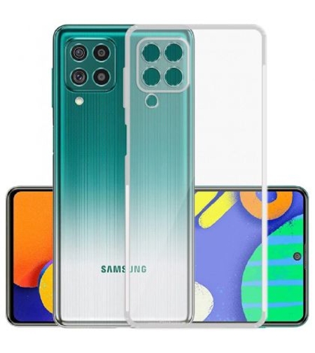 Плътен силиконов гръб Perfect 2mm за Samsung Galaxy A22 4G, Защита около камерите, Прозрачен