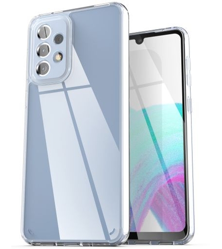 Плътен силиконов гръб Perfect 2mm за Samsung Galaxy A33 5G, Защита около камерите, Прозрачен