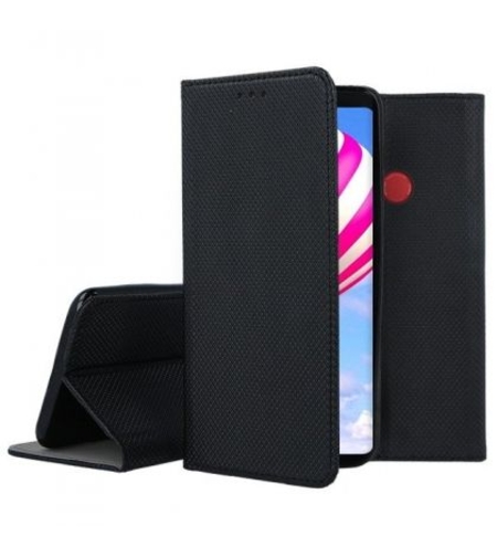 Кожен калъф Flip Book Smart за Xiaomi MI A2, Черен