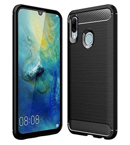 Anti Shock гръб Carbon за Honor 10 Lite, Черен
