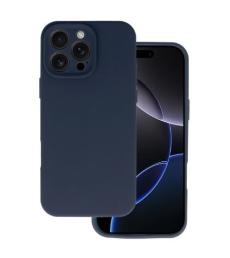 Кейс Silicone Lite за IPhone 15 Pro Max, Тъмно син