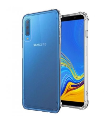 Anti Shock силиконов гръб за Samsung A750 Galaxy A7 2018, Прозрачен
