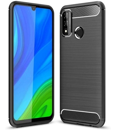 Anti Shock гръб Carbon за Huawei P Smart 2020, Черен
