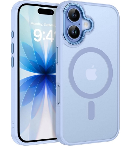 Кейс Magsafe Mist Metal Frame за IPhone 17-Benks, Светло син