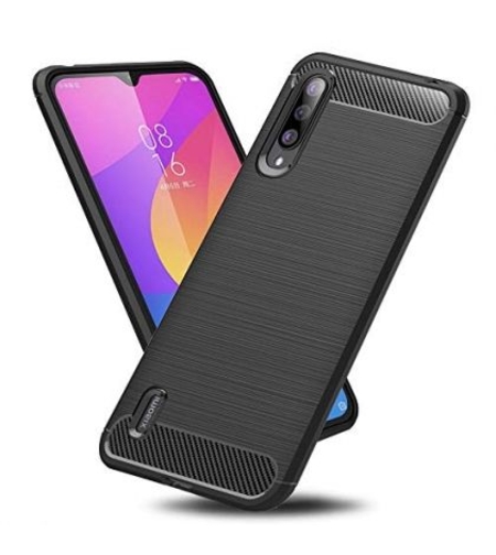 Anti Shock гръб Carbon за Xiaomi MI A3, Черен