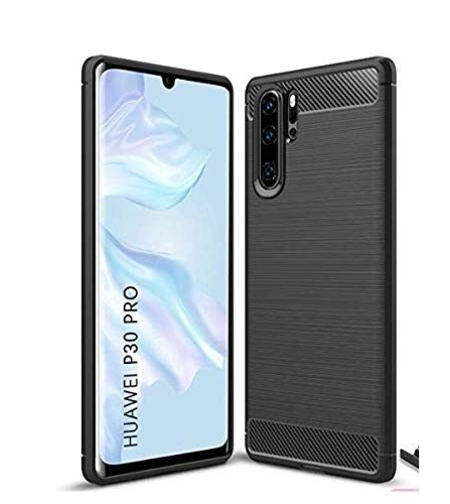 Anti Shock гръб Carbon за Huawei P30 Pro, Черен