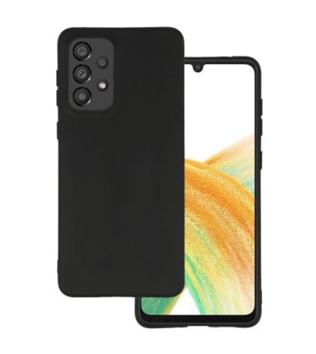 Силиконов матиран кейс Matt за Samsung Galaxy A33 5G, Черен
