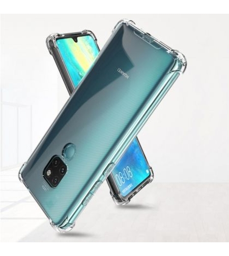 Anti Shock силиконов гръб за Huawei Mate 20, Прозрачен