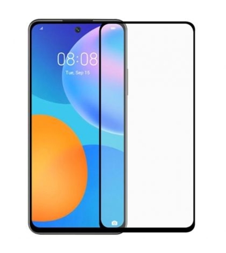 5D Стъклен протектор Hard Glass Full Glue Cover за Huawei P Smart 2021, Черен