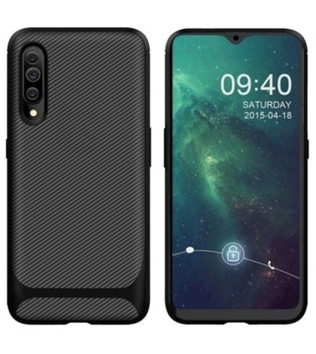 Anti Shock силиконов гръб Carbon Protect за Xiaomi Redmi 9A, Черен