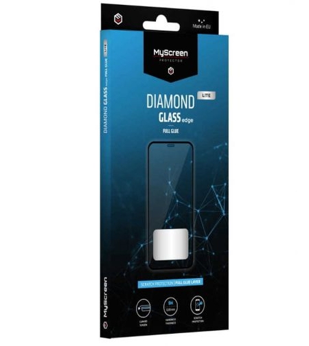 Стъклен протектор MyScreen Lite Diamond Glass Edge Full Glue Cover за Xiaomi 11 Lite/Mi 11 Lite, Черен