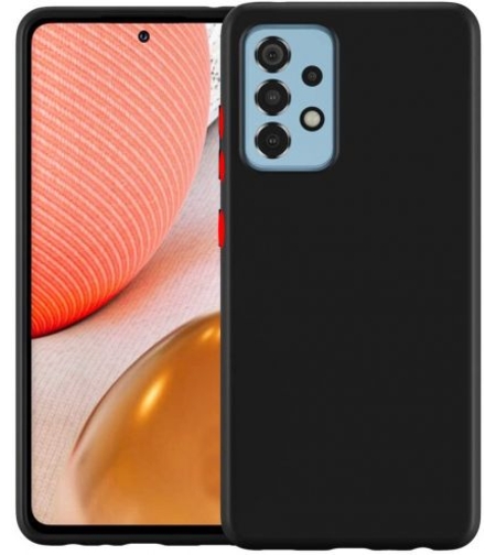 Силиконов матиран гръб SoftSolid за Samsung A525/А526 Galaxy A52/A52S 4G/5G, Черен