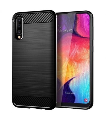 Anti Shock гръб Carbon за Samsung A505 Galaxy A50, Черен