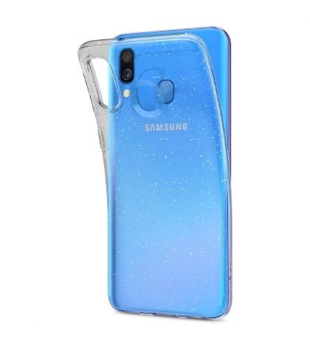 Силиконов блестящ гръб Lily Crystal Glitter за Samsung A202 Galaxy A20e, Прозрачен