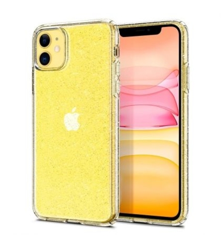 Силиконов блестящ гръб Lily Crystal Glitter за IPhone 11, Прозрачен
