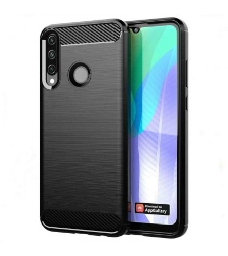 Anti Shock гръб Carbon за Huawei Y6p, Черен