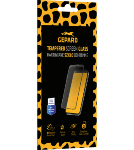 Стъклен протектор Gepard, за IPhone 7/8/SE Edge Full Glue Cover, Черен