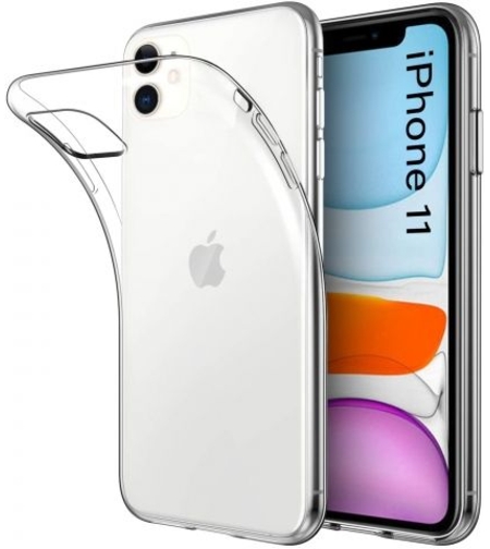 Ултра тънък силиконов гръб за IPhone 11, Прозрачен