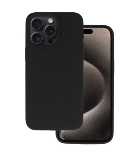 Кейс Silicone Lite за IPhone 16 Pro Max, Черен