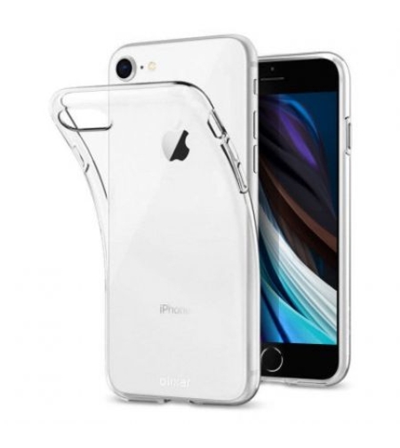 Ултра тънък силиконов гръб за IPhone SE 2020, Прозрачен