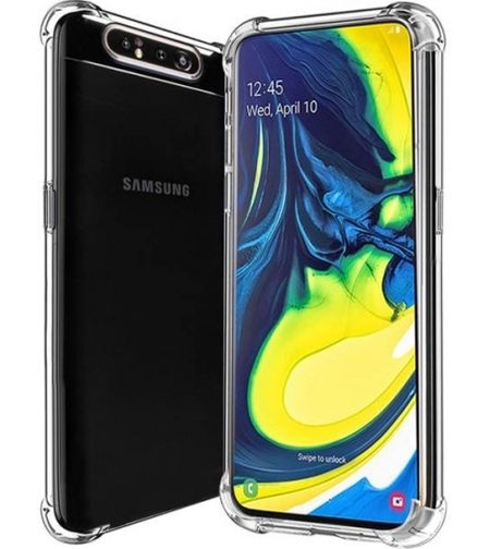Anti Shock силиконов гръб за Samsung A805 Galaxy A80, Прозрачен