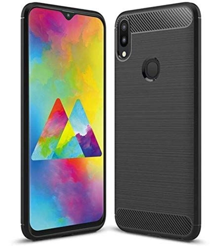 Anti Shock гръб Carbon за Samsung M205 Galaxy M20, Черен