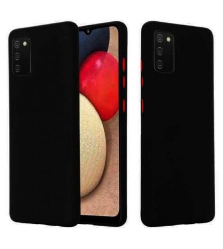 Силиконов матиран гръб SoftSolid за Samsung A025 Galaxy A02S, Черен