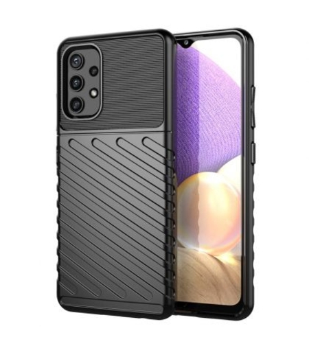 Противоударен кейс Thunder за Samsung A725/726 Galaxy A72 4G/5G, Черен