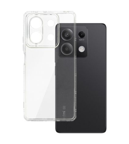 Силиконов кейс Armor Anti Shock за Xiaomi Redmi Note 13 5G, Защита около камерите, Прозрачен