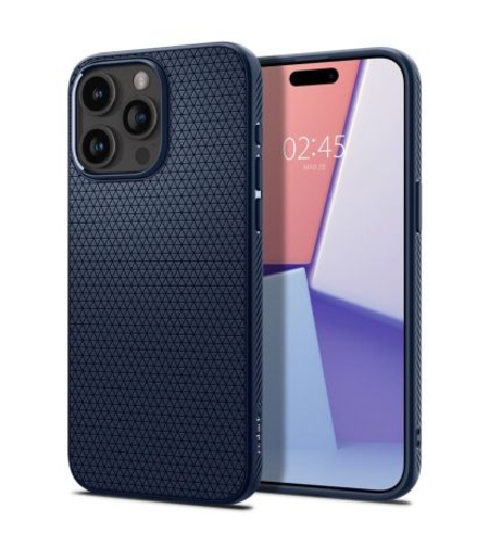 Кейс Spigen, Liquid Air, за IPhone 15 Pro (ACS06705), Син