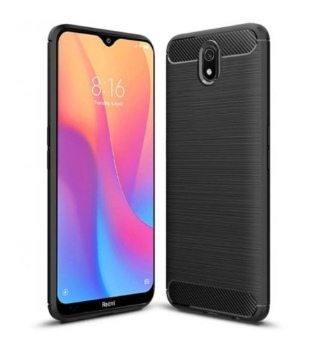 Anti Shock гръб Carbon за Xiaomi Redmi 8A, Черен