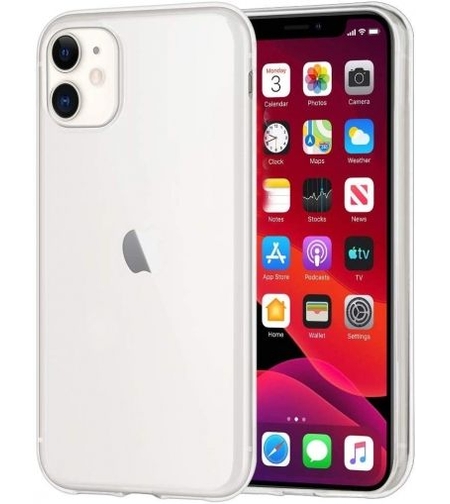 Силиконов кейс Jelly за IPhone 12 Mini, Прозрачен