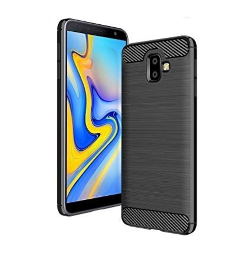 Anti Shock гръб Carbon за Samsung J610 Galaxy J6 Plus 2018, Черен