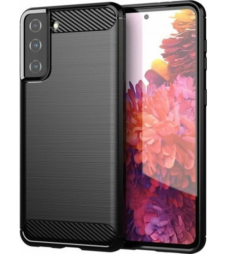 Anti Shock гръб Carbon за Samsung G991 Galaxy S21, Черен